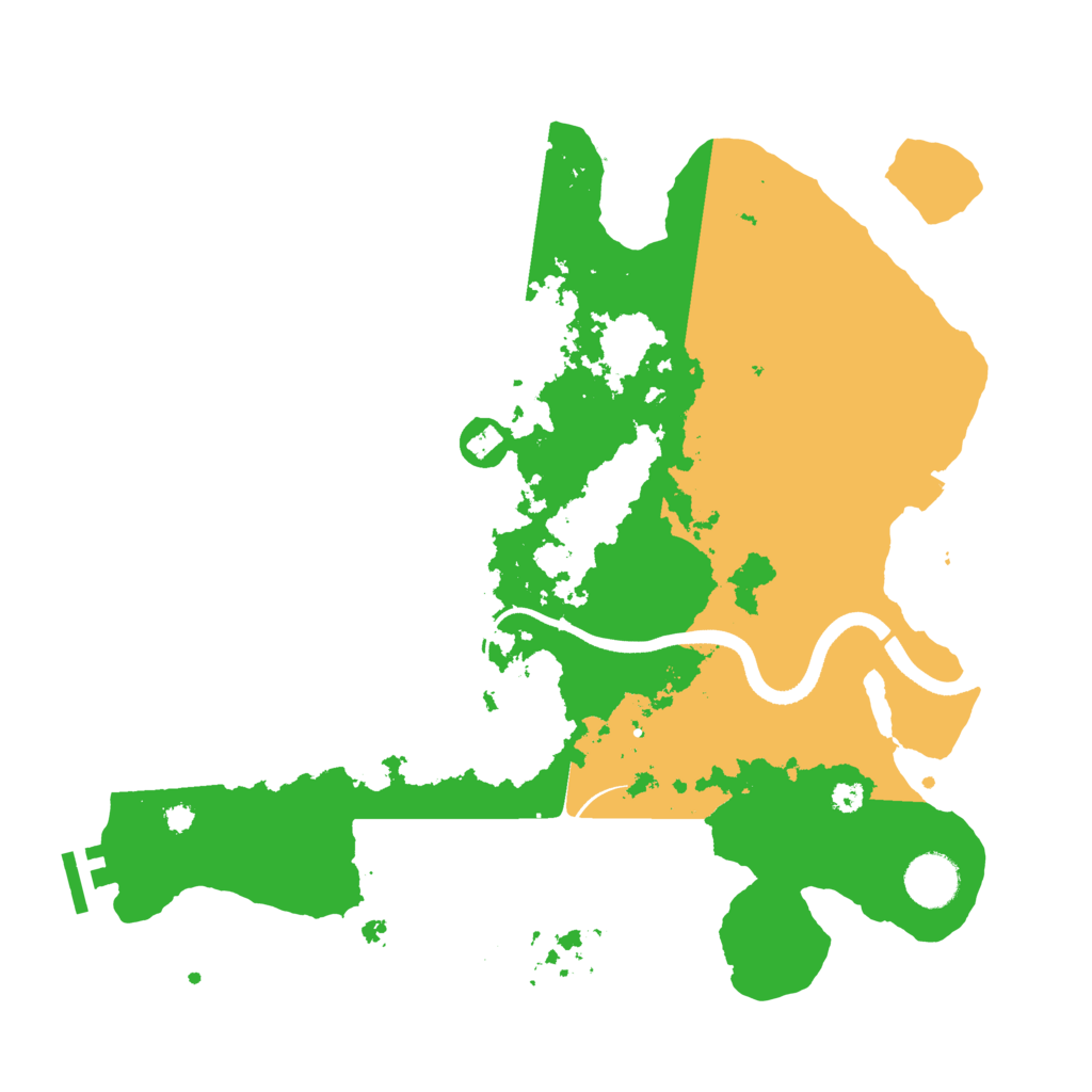 Biome Rust Map: Procedural Map, Size: 3550, Seed: 414290