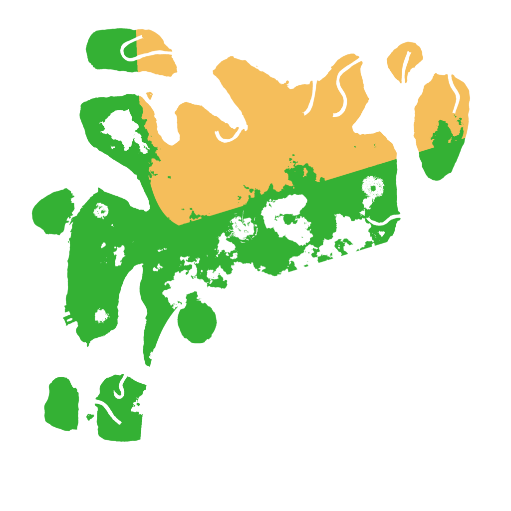 Biome Rust Map: Procedural Map, Size: 3550, Seed: 212121