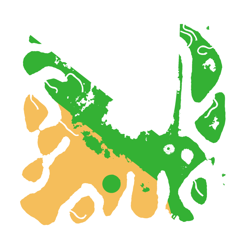 Biome Rust Map: Procedural Map, Size: 3550, Seed: 887745