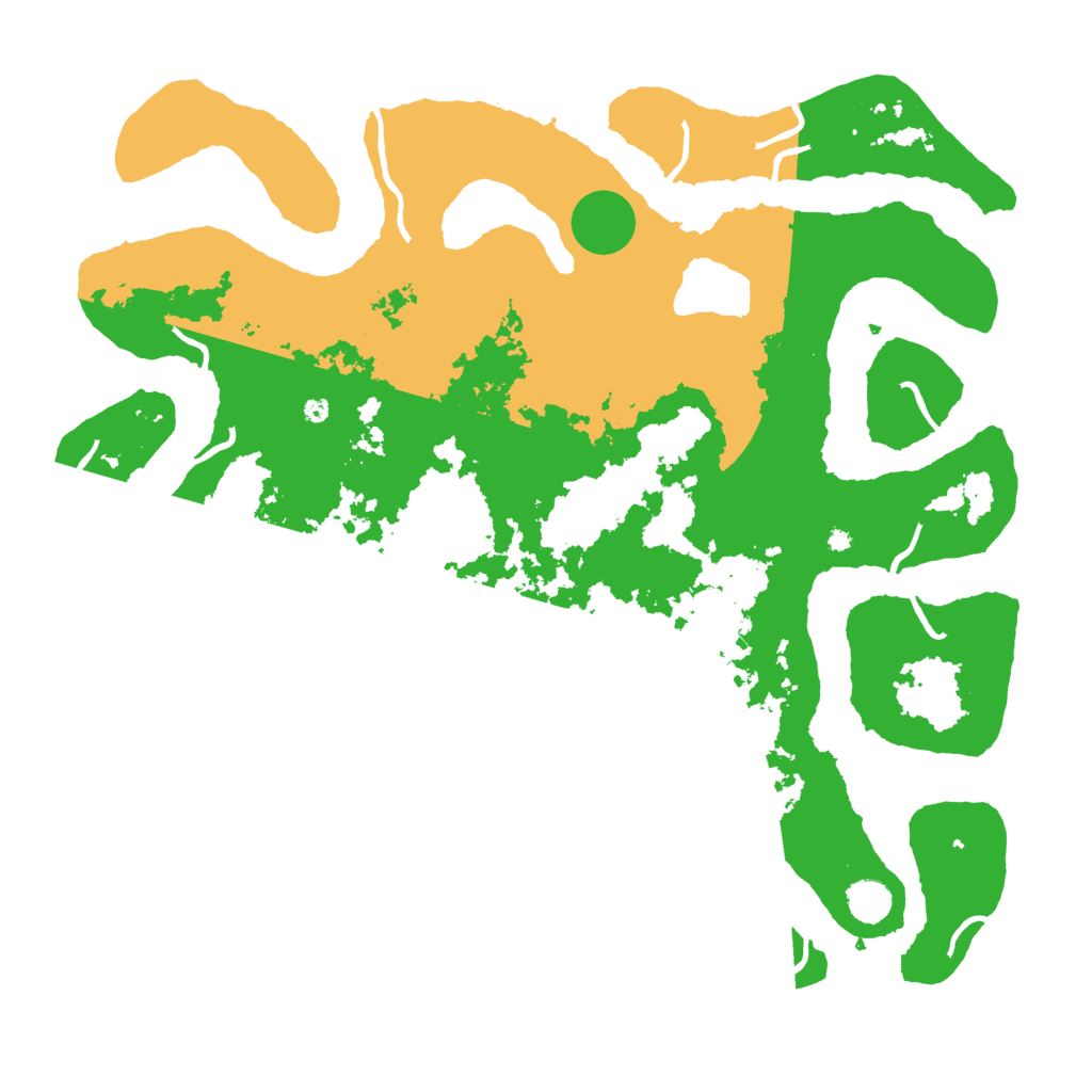 Biome Rust Map: Procedural Map, Size: 4500, Seed: 45421833