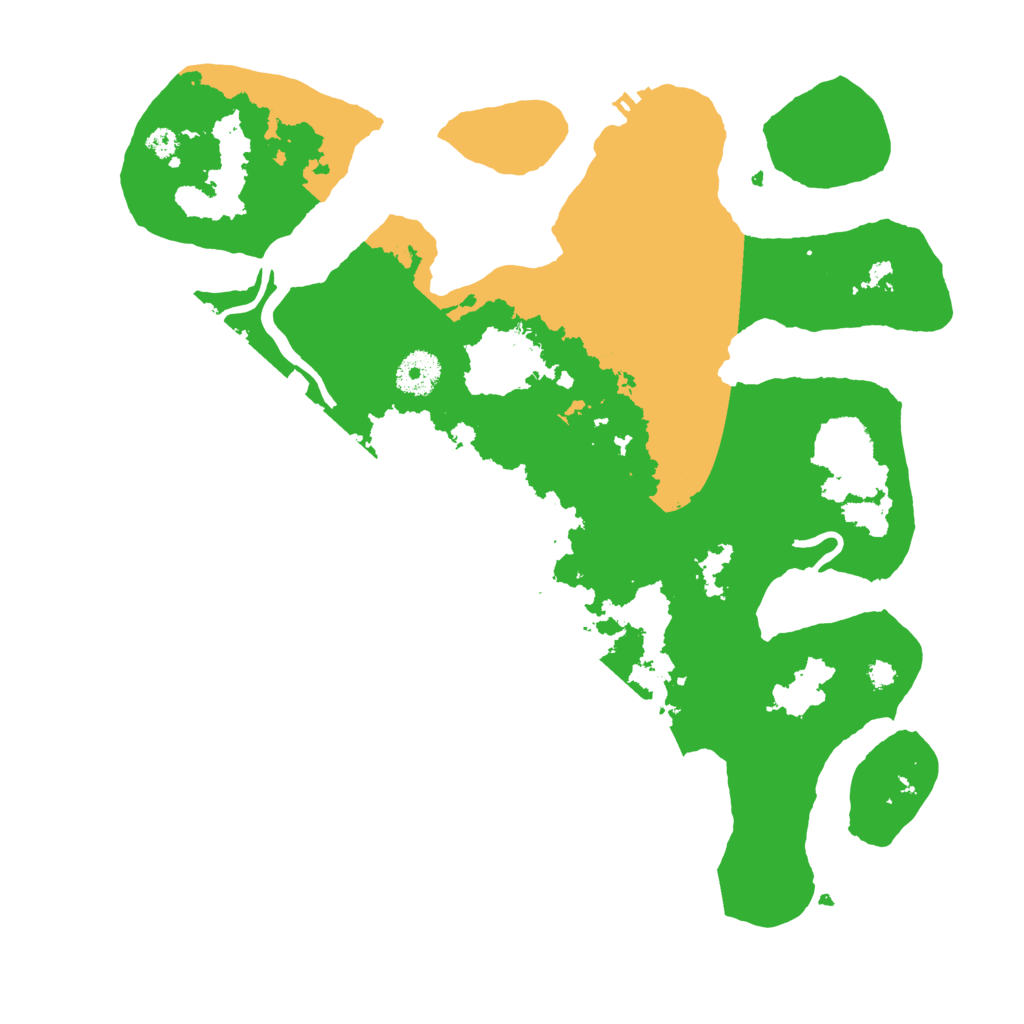 Biome Rust Map: Procedural Map, Size: 3500, Seed: 2054125546