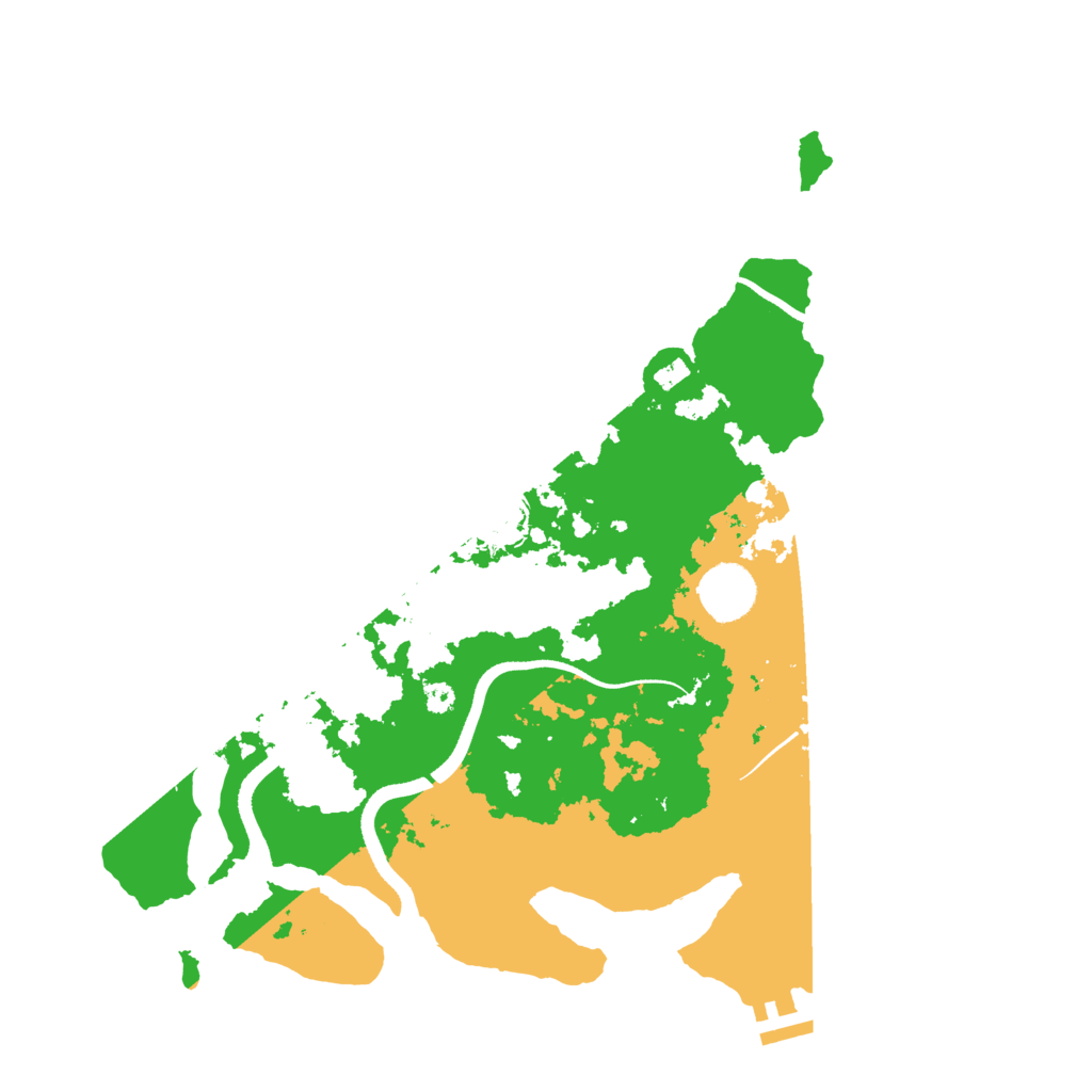 Biome Rust Map: Procedural Map, Size: 3550, Seed: 798827