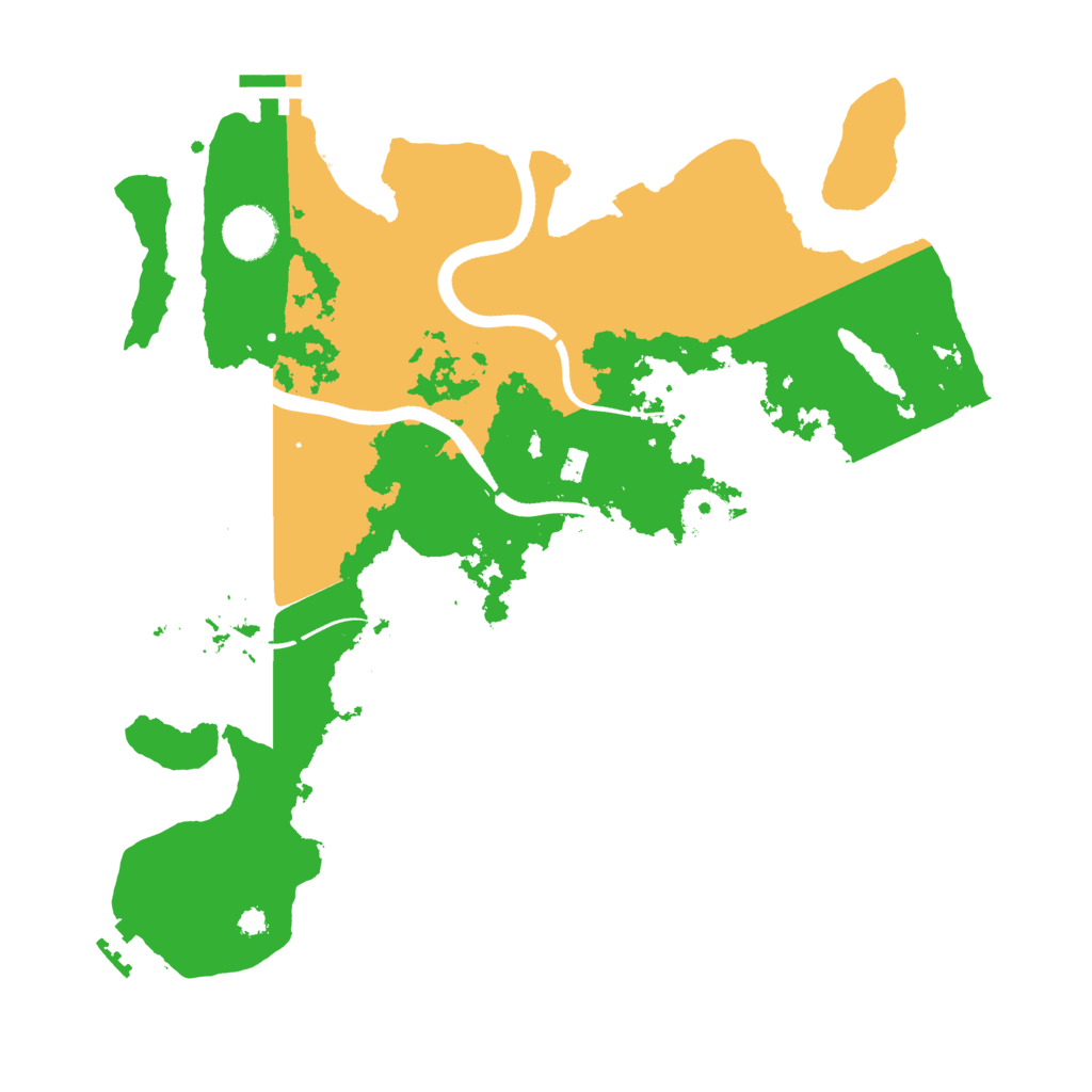 Biome Rust Map: Procedural Map, Size: 3550, Seed: 931351