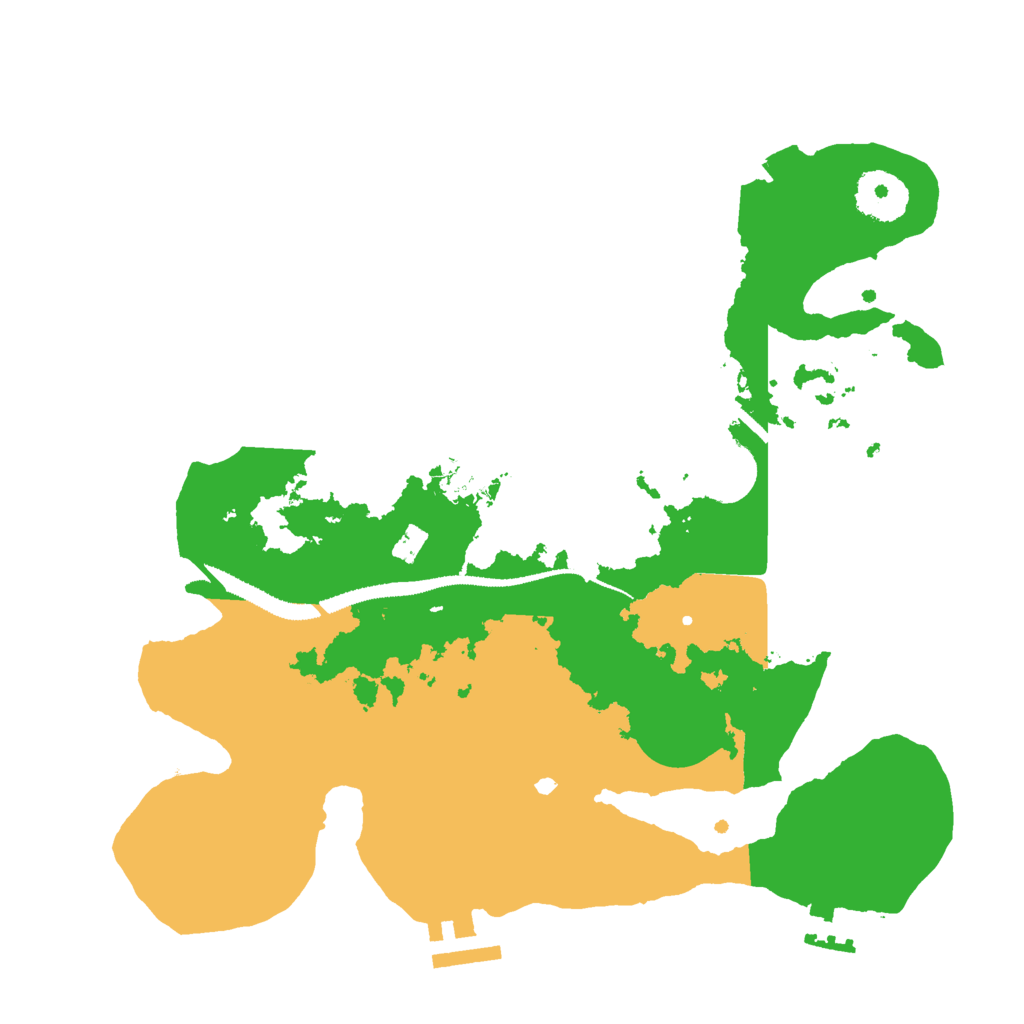 Biome Rust Map: Procedural Map, Size: 3000, Seed: 18