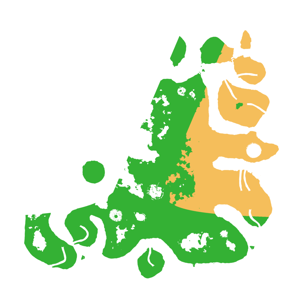 Biome Rust Map: Procedural Map, Size: 3550, Seed: 89395