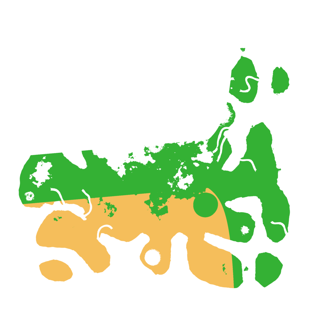 Biome Rust Map: Procedural Map, Size: 3550, Seed: 736774