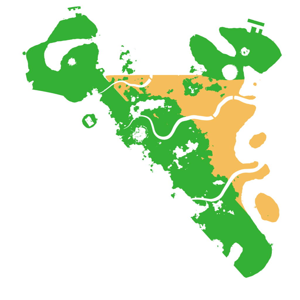 Biome Rust Map: Procedural Map, Size: 3550, Seed: 144146