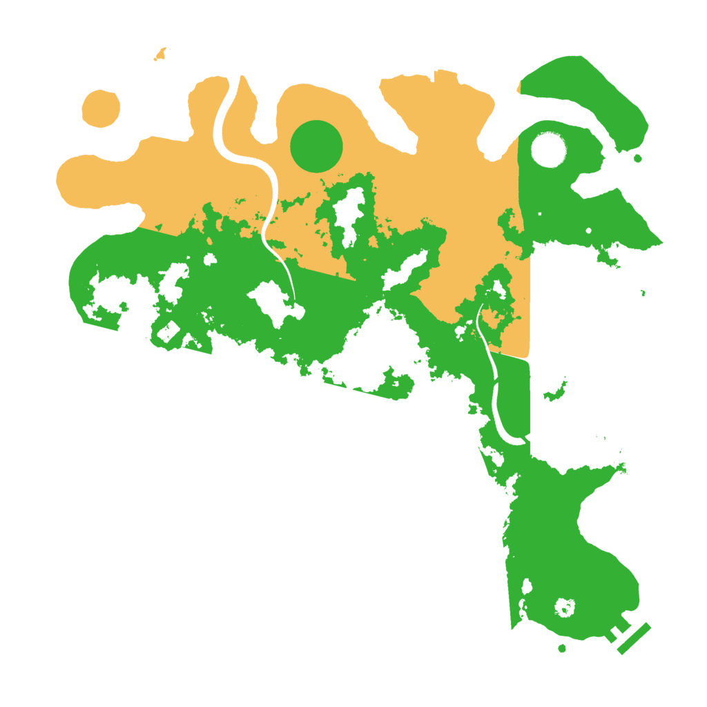 Biome Rust Map: Procedural Map, Size: 3550, Seed: 252093