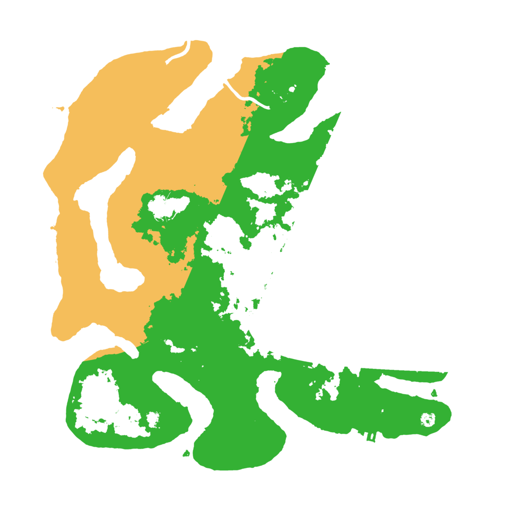 Biome Rust Map: Procedural Map, Size: 3550, Seed: 319899