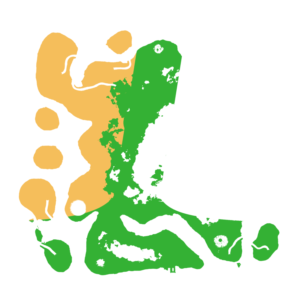 Biome Rust Map: Procedural Map, Size: 3500, Seed: 981628