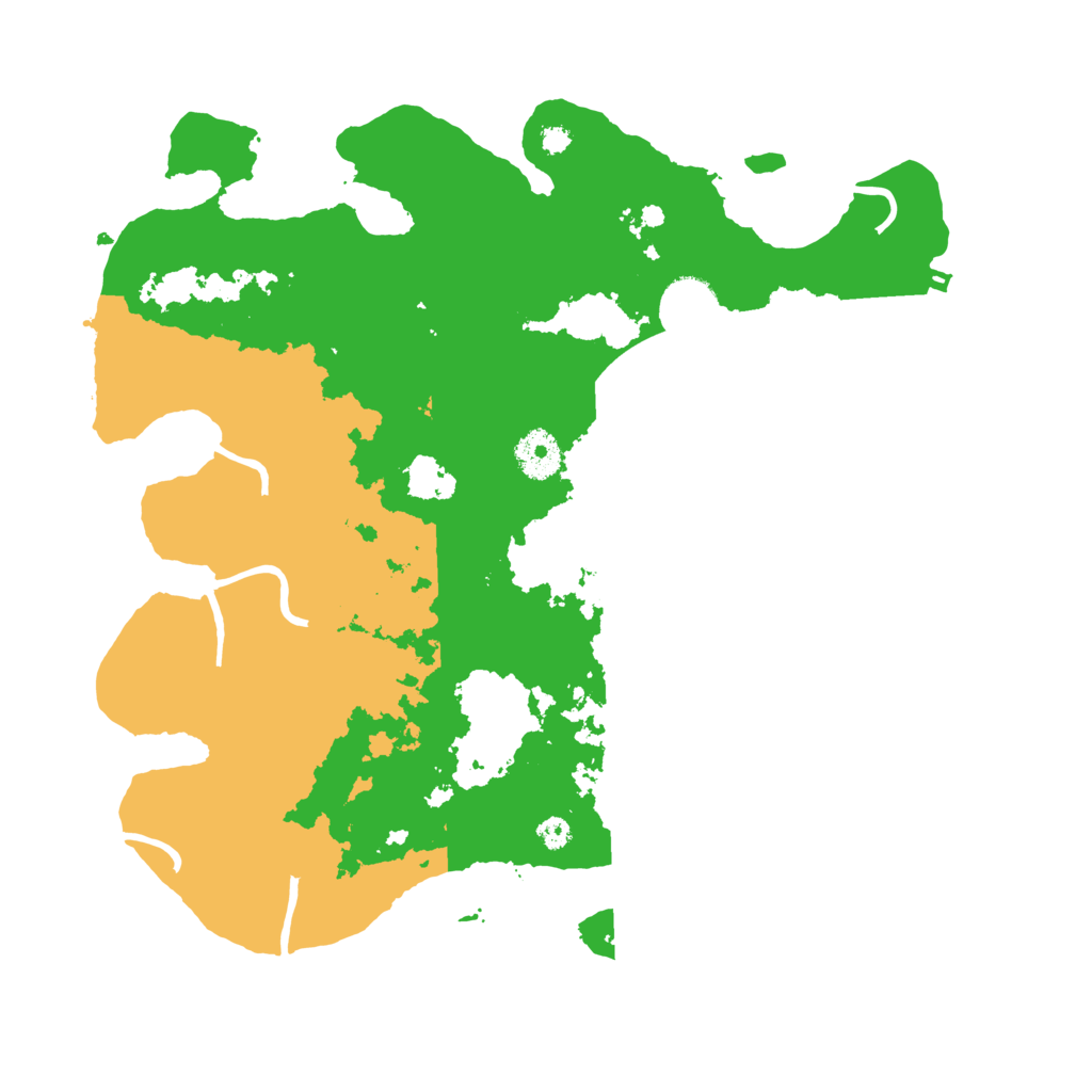 Biome Rust Map: Procedural Map, Size: 3500, Seed: 41320