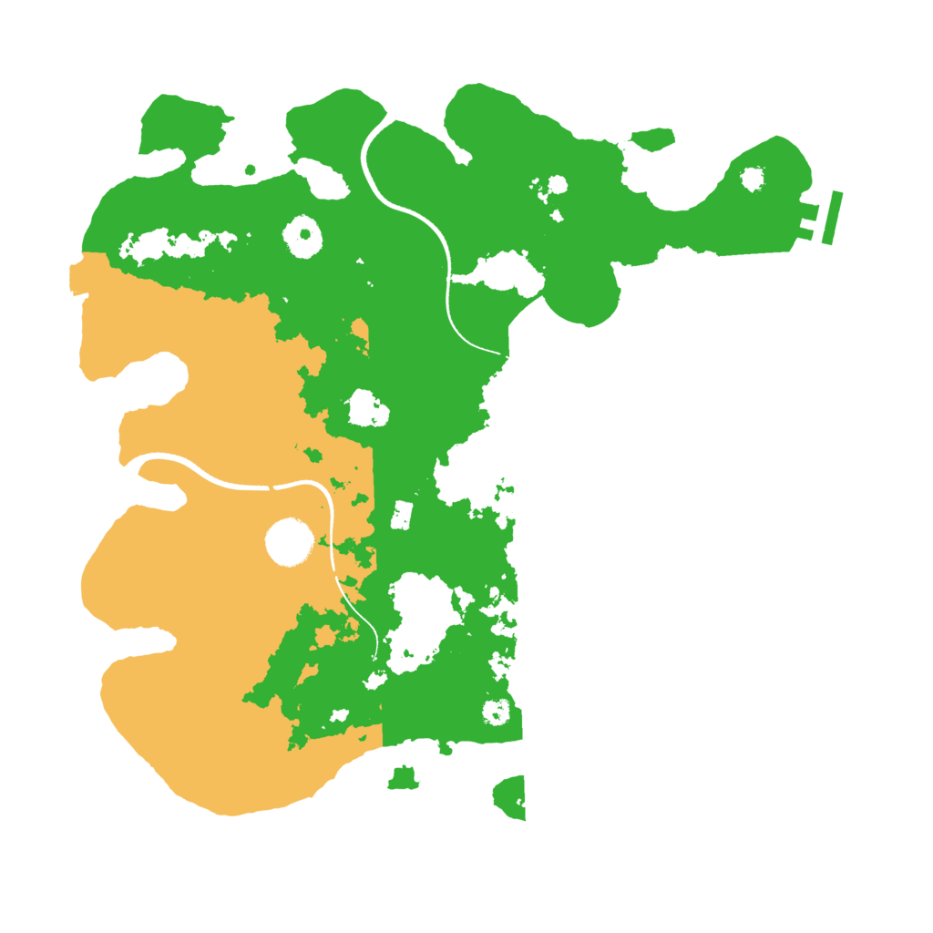 Biome Rust Map: Procedural Map, Size: 3500, Seed: 41320