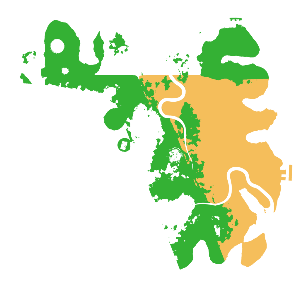 Biome Rust Map: Procedural Map, Size: 3800, Seed: 447590877