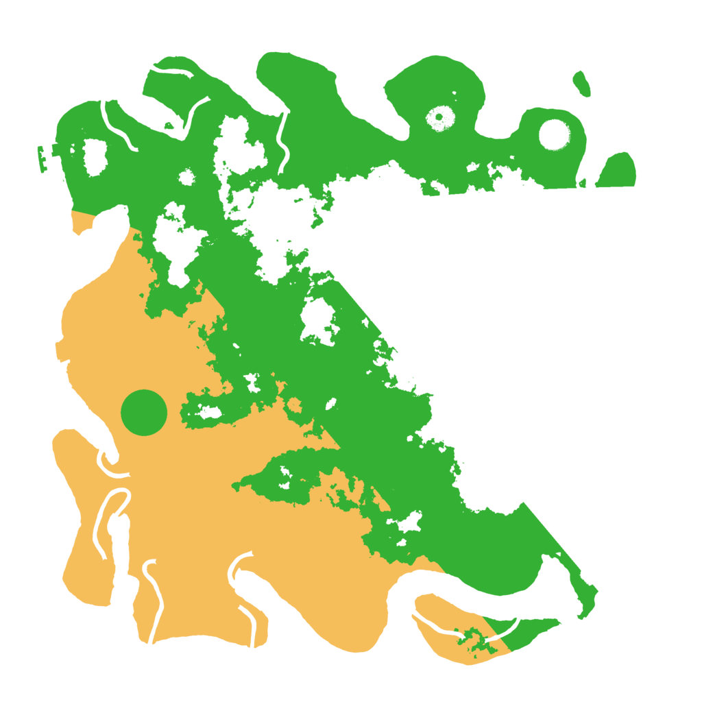 Biome Rust Map: Procedural Map, Size: 4000, Seed: 12810