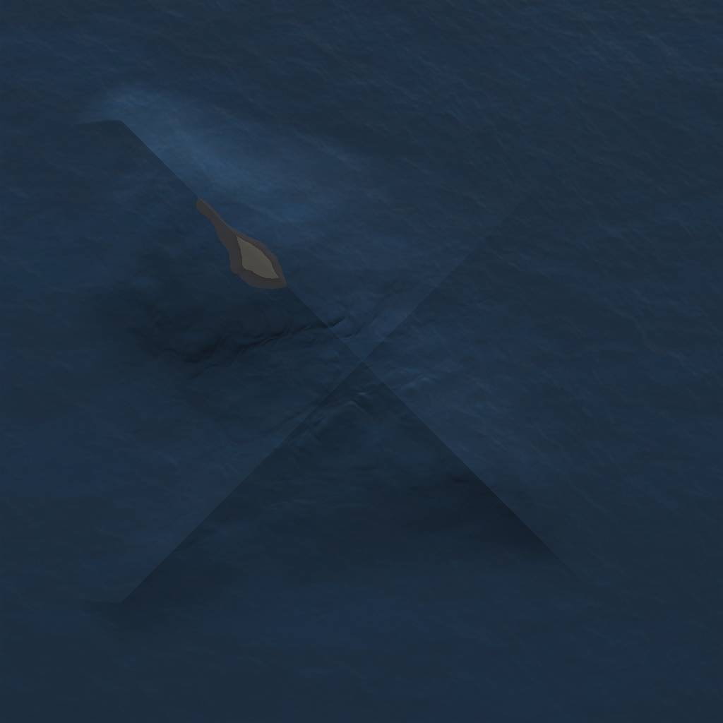 Rust Map: Barren, Size: 1000, Seed: 6851, 2 Monuments