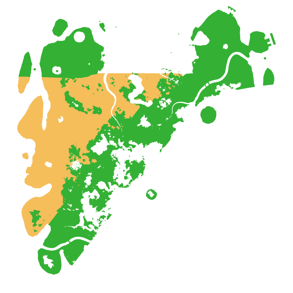 Biome Rust Map: Procedural Map, Size: 5000, Seed: 10022022