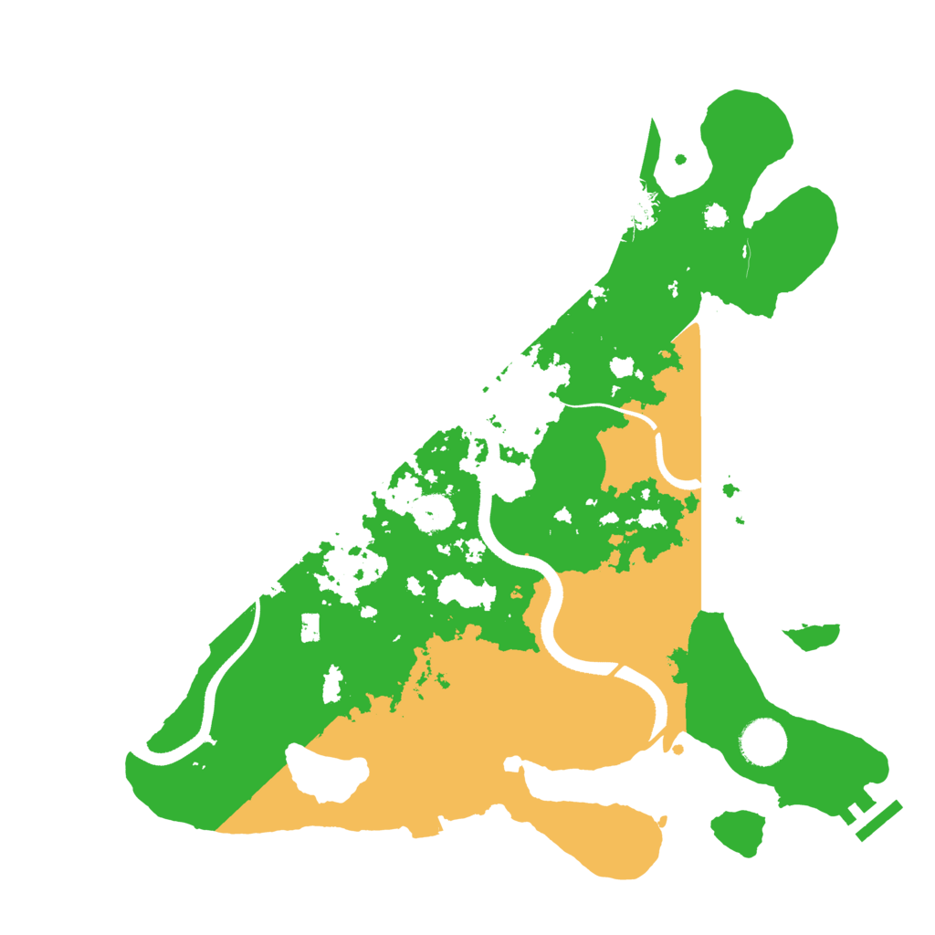 Biome Rust Map: Procedural Map, Size: 3500, Seed: 937383415