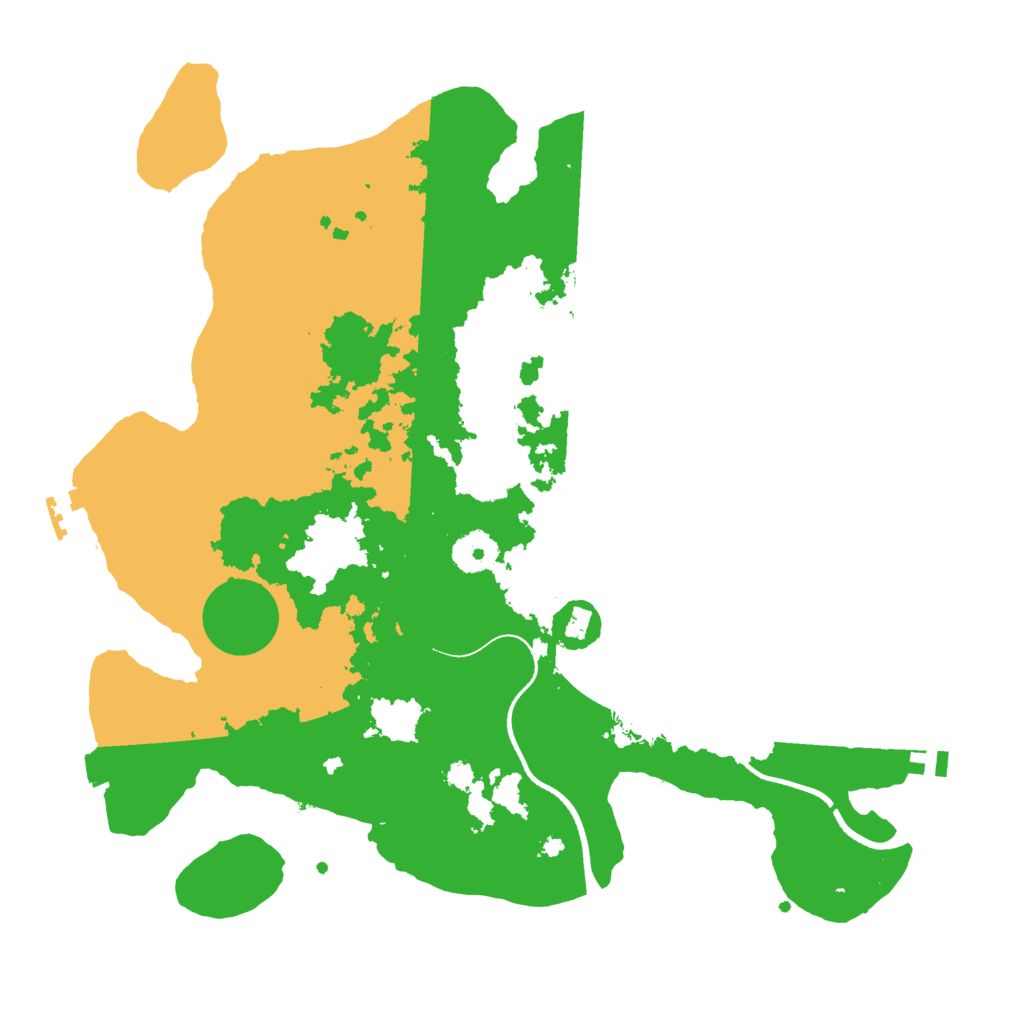 Biome Rust Map: Procedural Map, Size: 3550, Seed: 379829