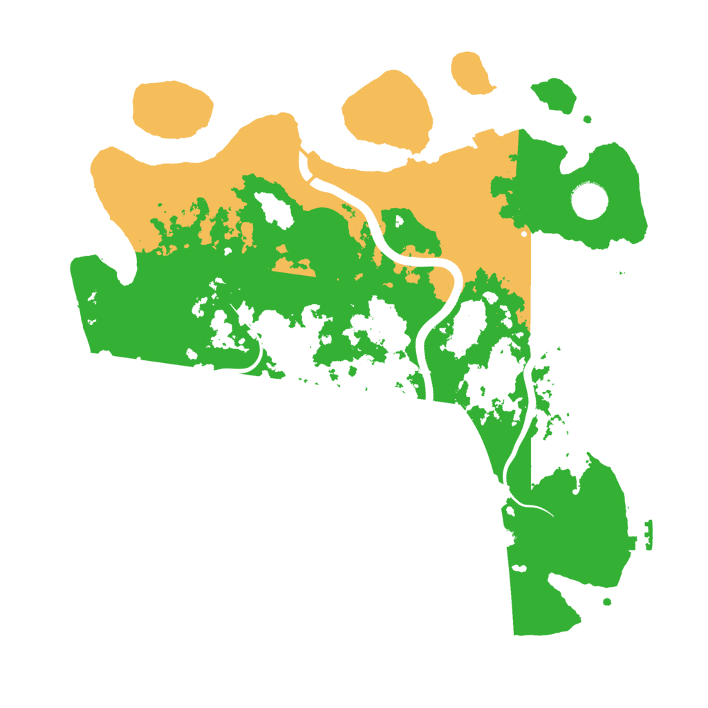 Biome Rust Map: Procedural Map, Size: 3550, Seed: 636197