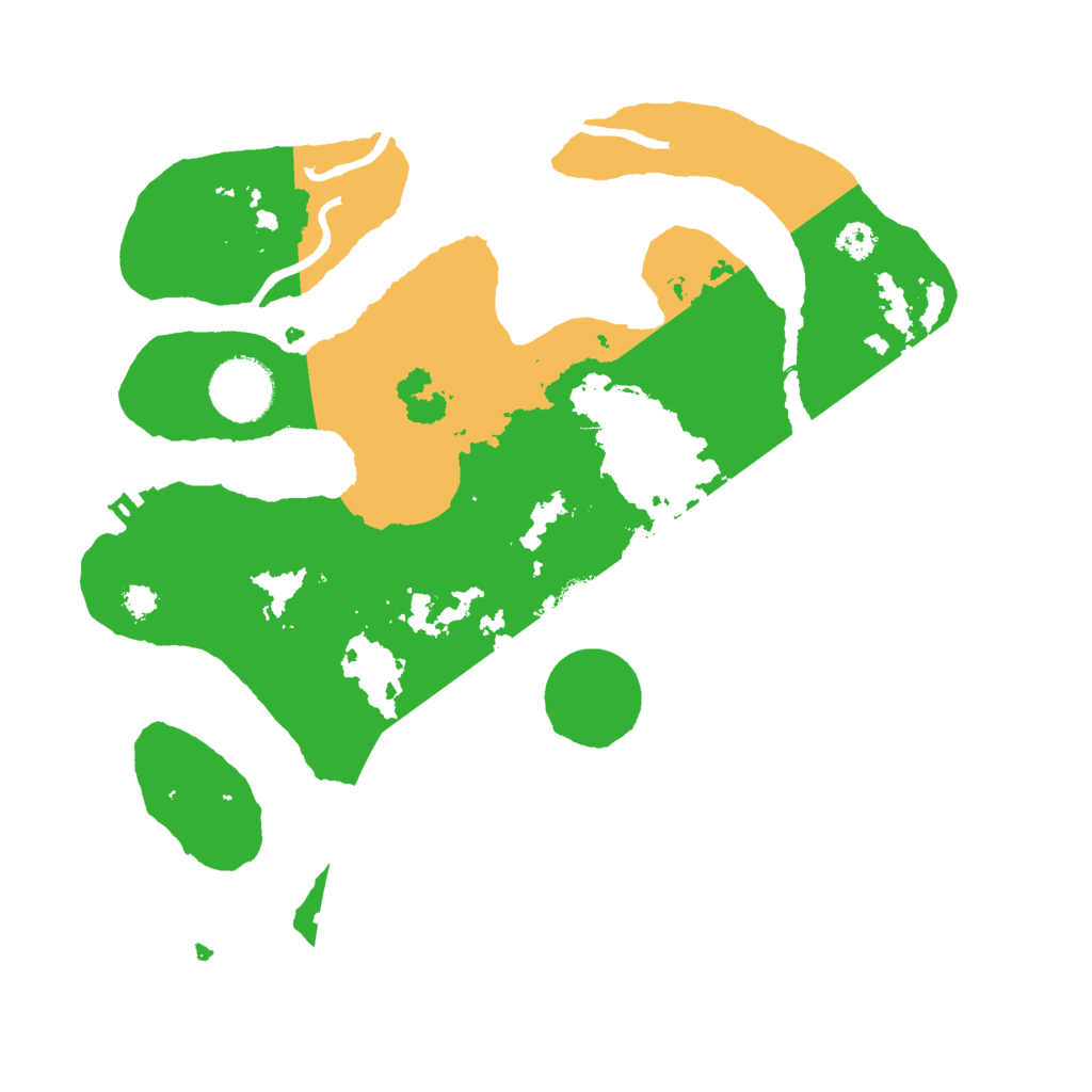 Biome Rust Map: Procedural Map, Size: 3000, Seed: 11322