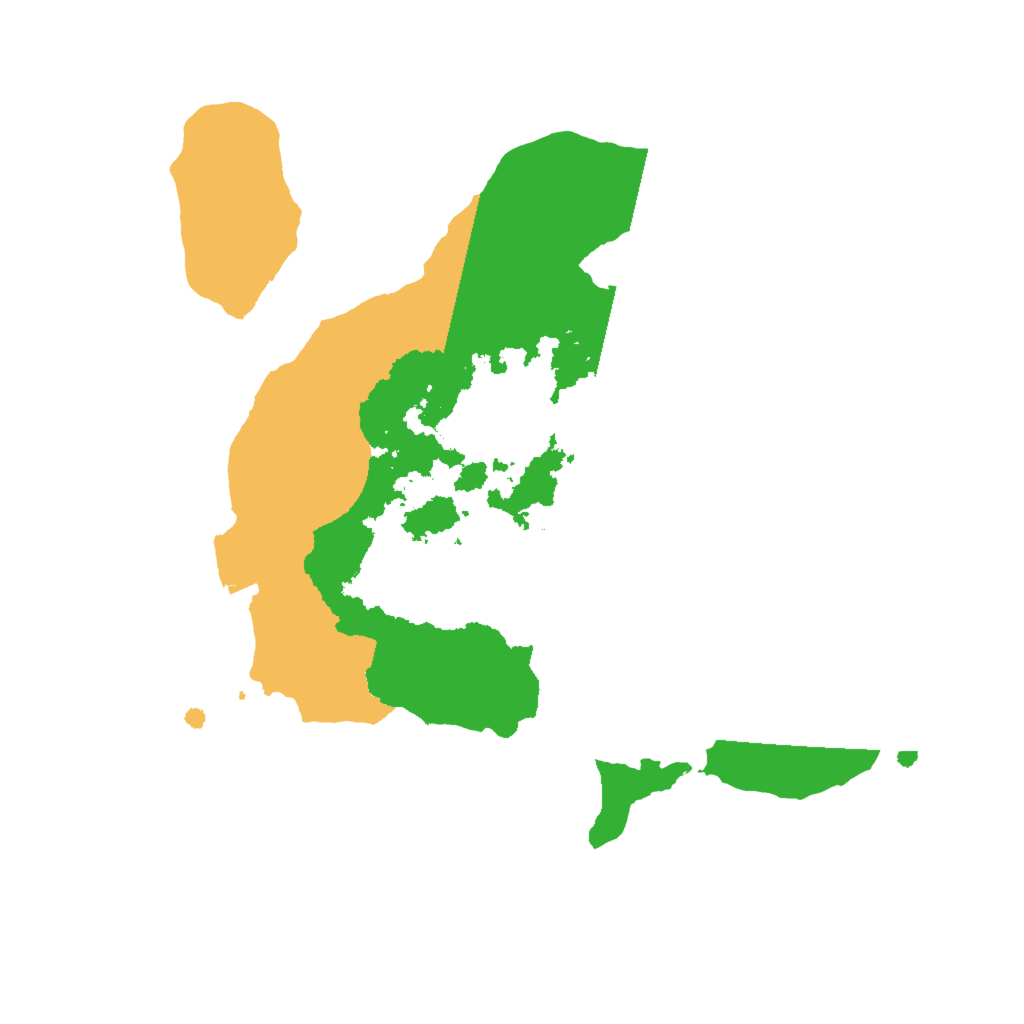 Biome Rust Map: Procedural Map, Size: 2000, Seed: 1662760389
