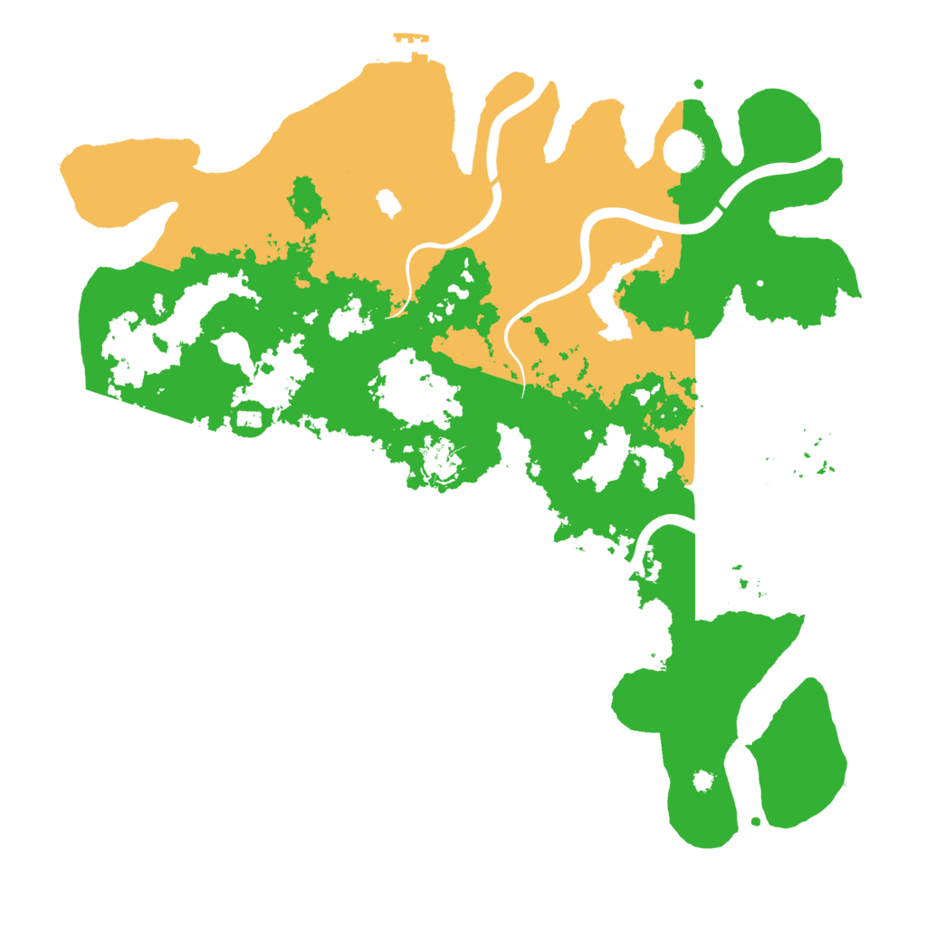 Biome Rust Map: Procedural Map, Size: 4000, Seed: 314239153