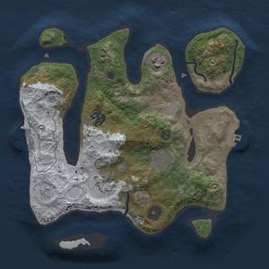 Thumbnail Rust Map: Procedural Map, Size: 2750, Seed: 946710246, 13 Monuments