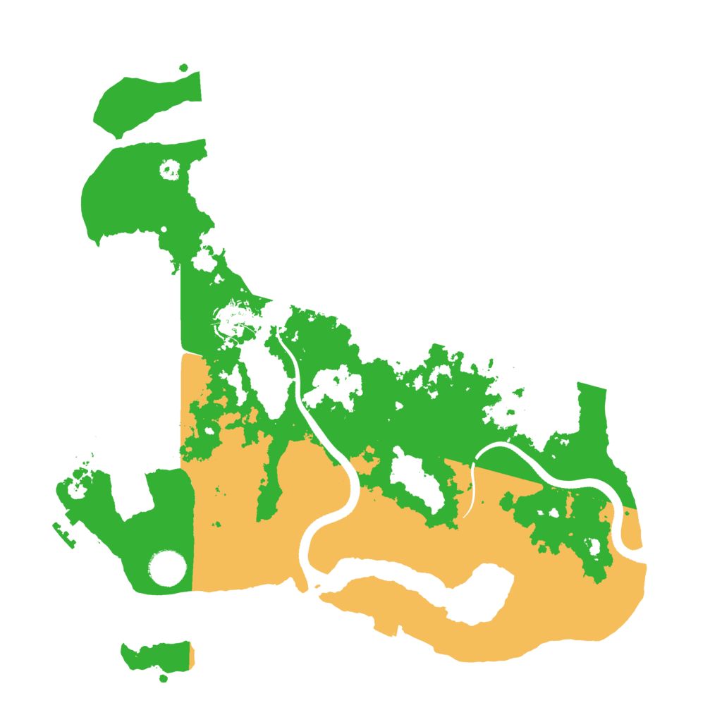Biome Rust Map: Procedural Map, Size: 3500, Seed: 854337208
