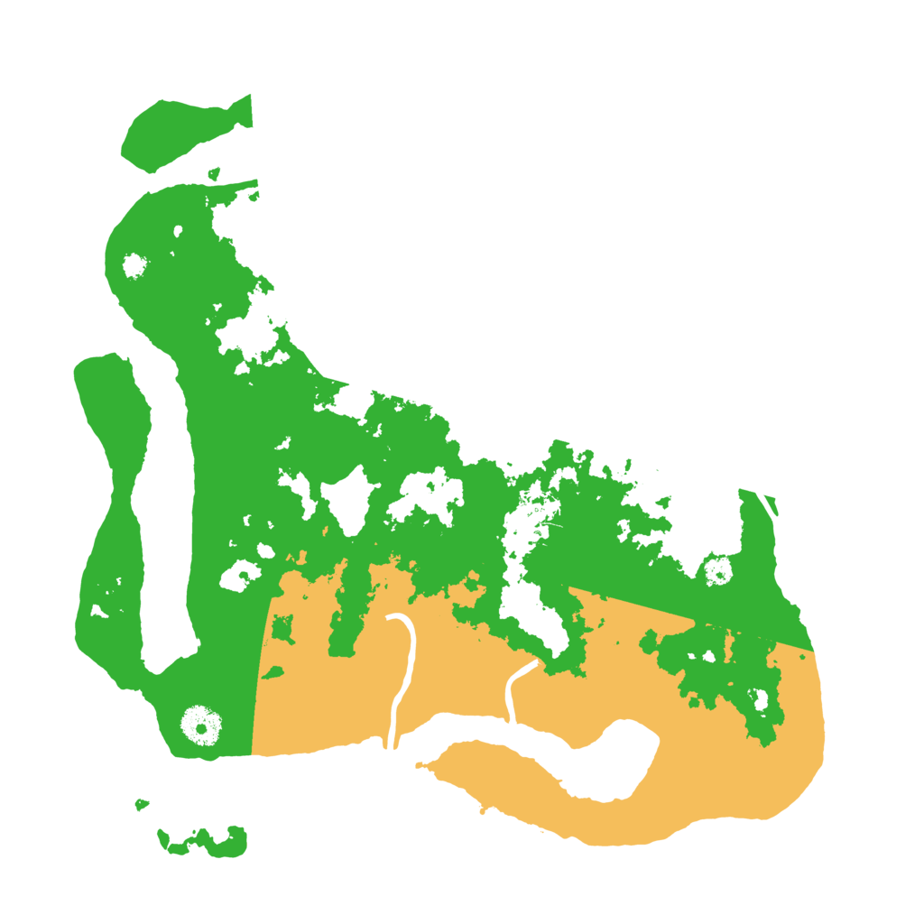 Biome Rust Map: Procedural Map, Size: 3500, Seed: 854337208