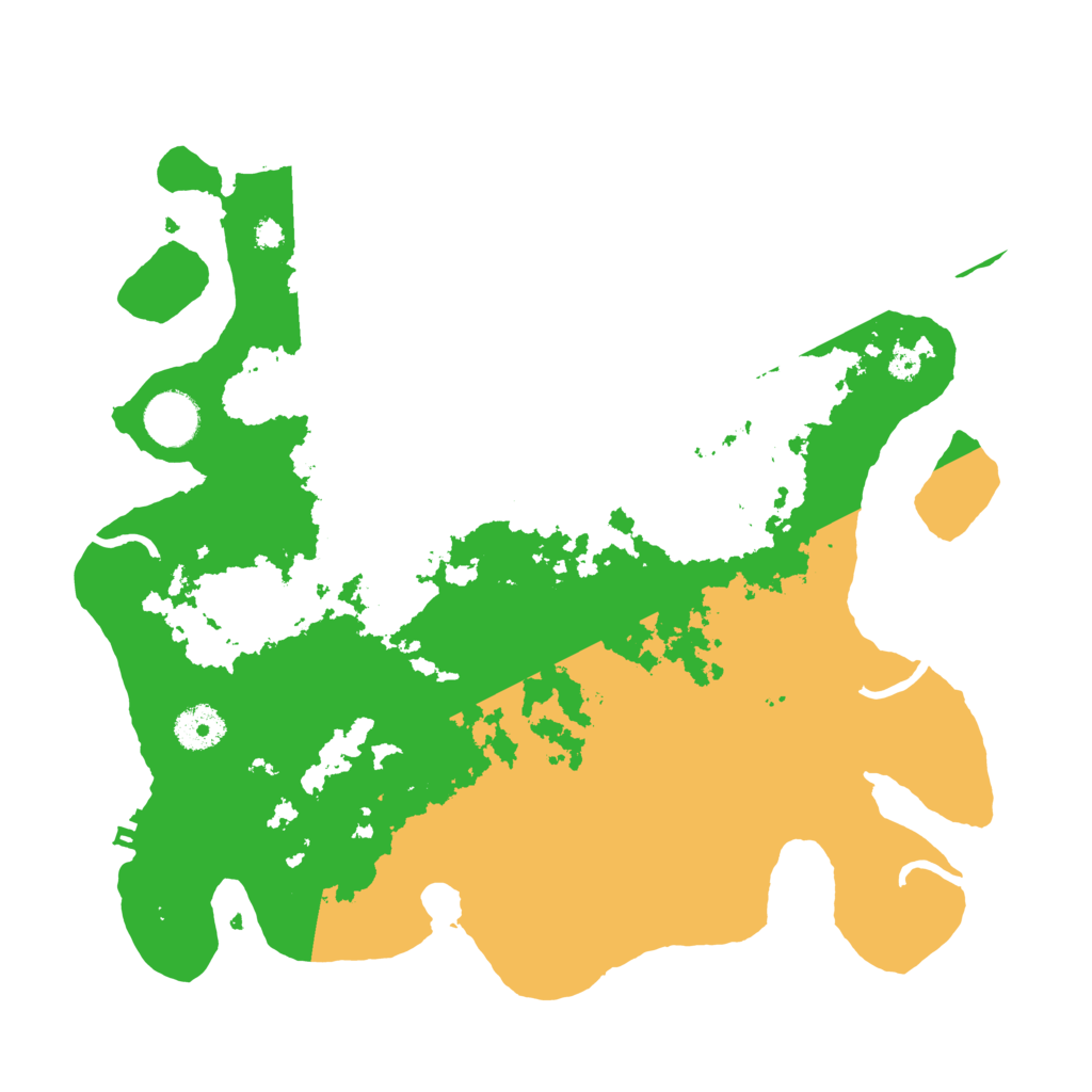 Biome Rust Map: Procedural Map, Size: 3500, Seed: 3496752