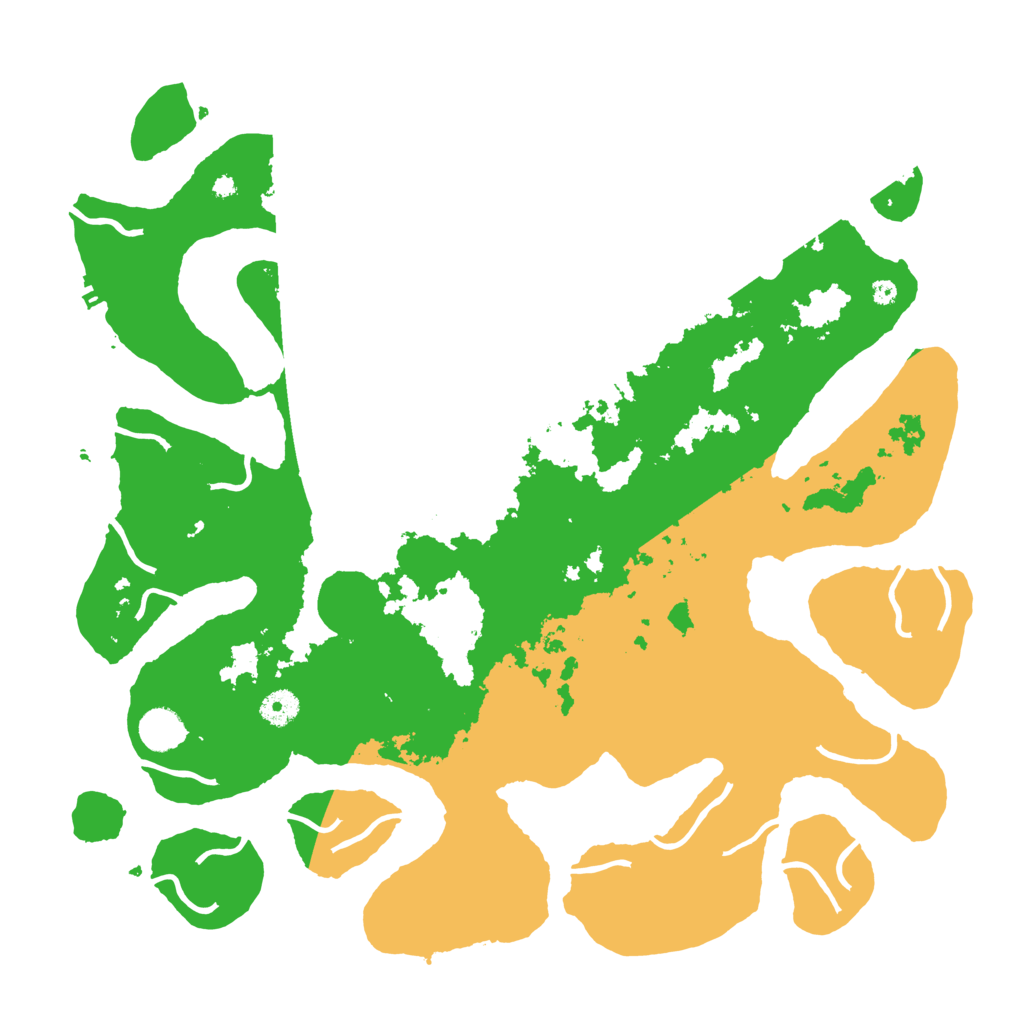 Biome Rust Map: Procedural Map, Size: 4200, Seed: 98928937