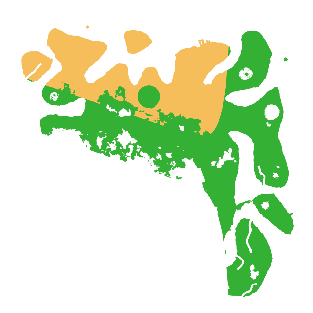 Biome Rust Map: Procedural Map, Size: 3700, Seed: 665273002