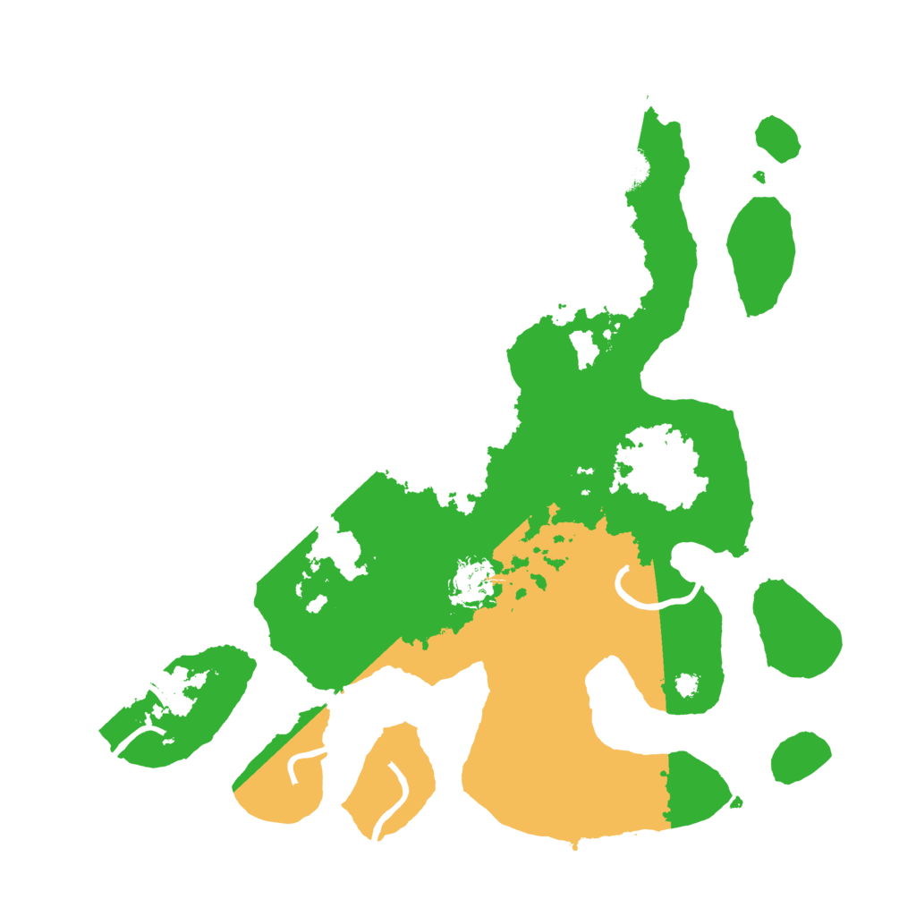 Biome Rust Map: Procedural Map, Size: 3550, Seed: 834098