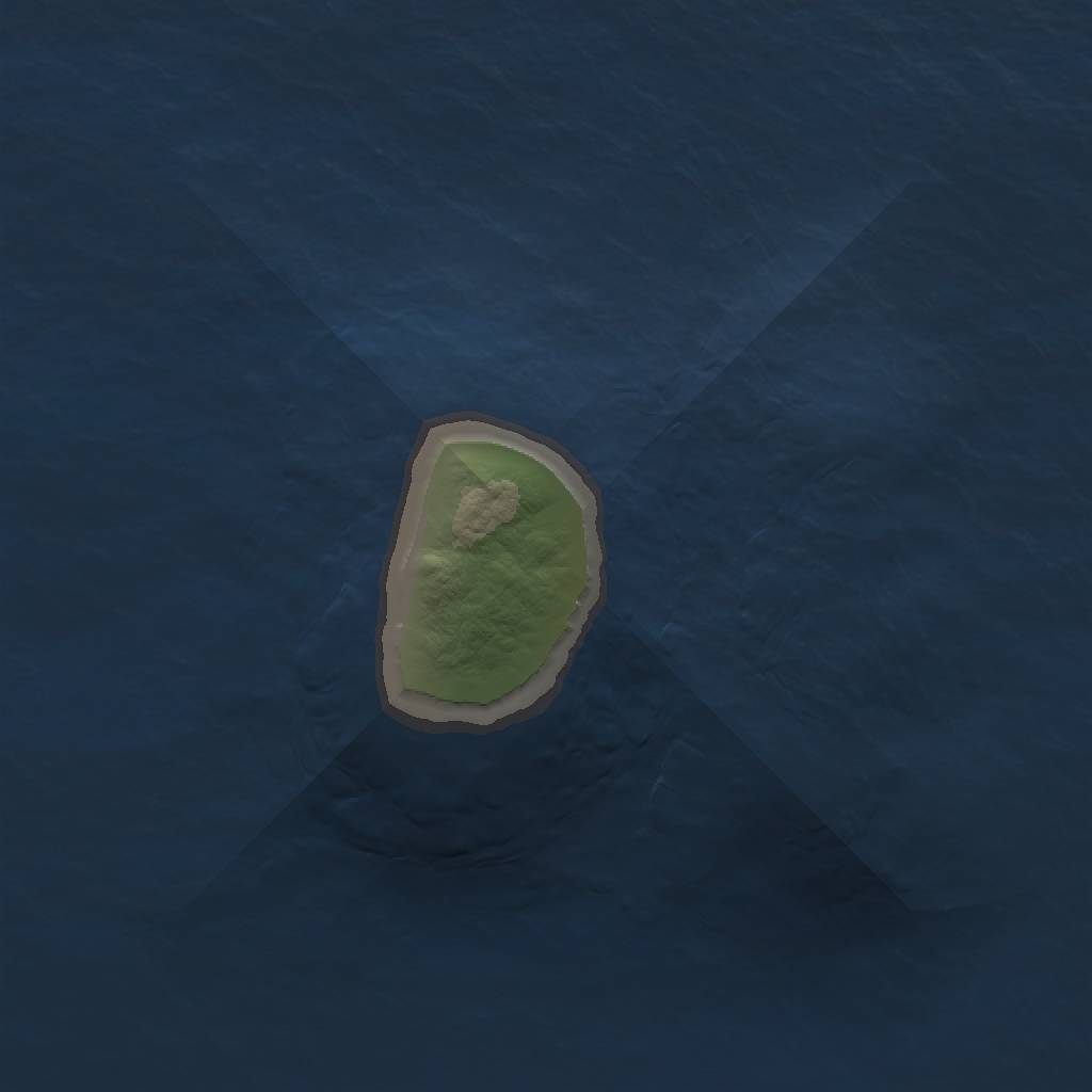 Rust Map: Barren, Size: 1000, Seed: 1341, 2 Monuments