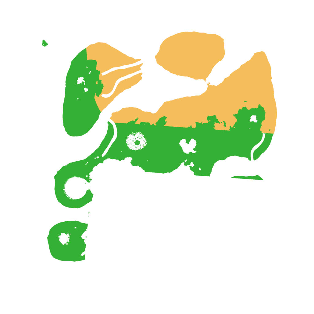 Biome Rust Map: Procedural Map, Size: 2500, Seed: 245664745