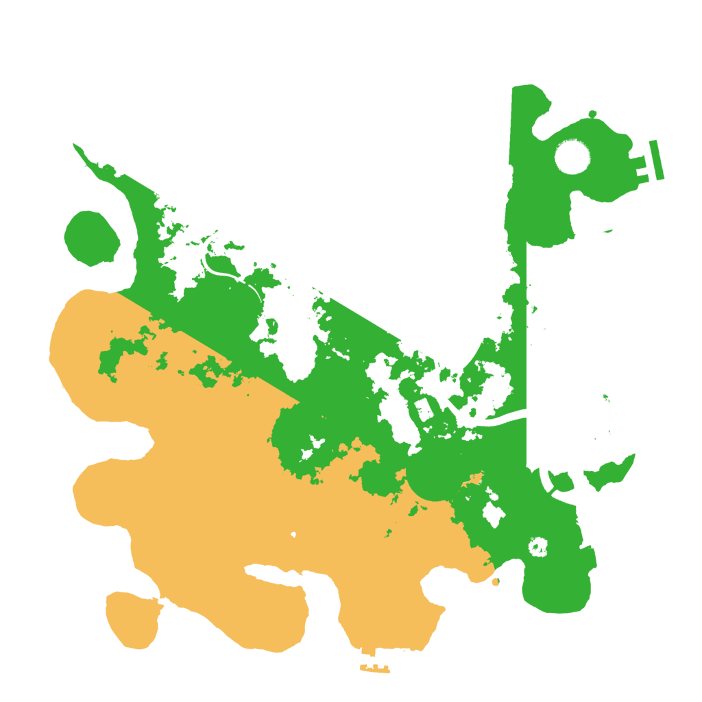 Biome Rust Map: Procedural Map, Size: 3550, Seed: 436104