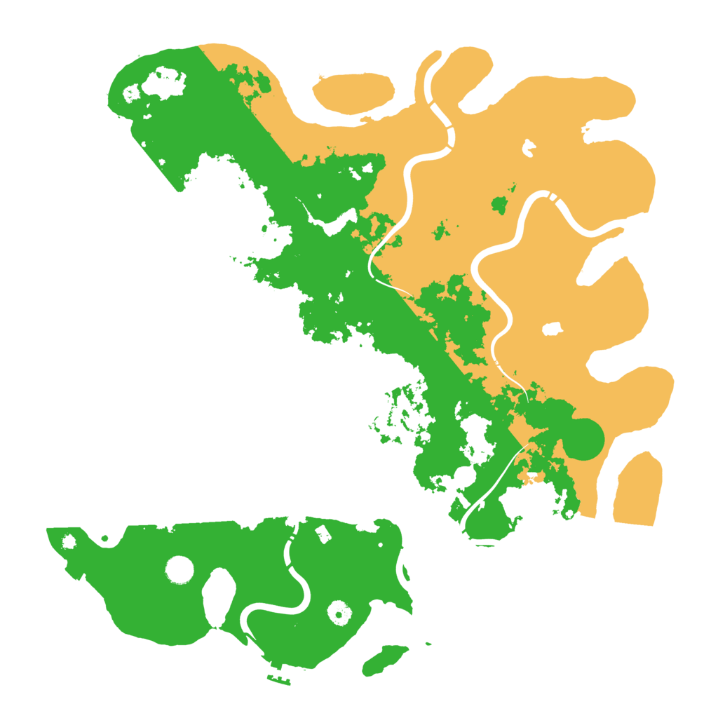 Biome Rust Map: Procedural Map, Size: 4500, Seed: 252022
