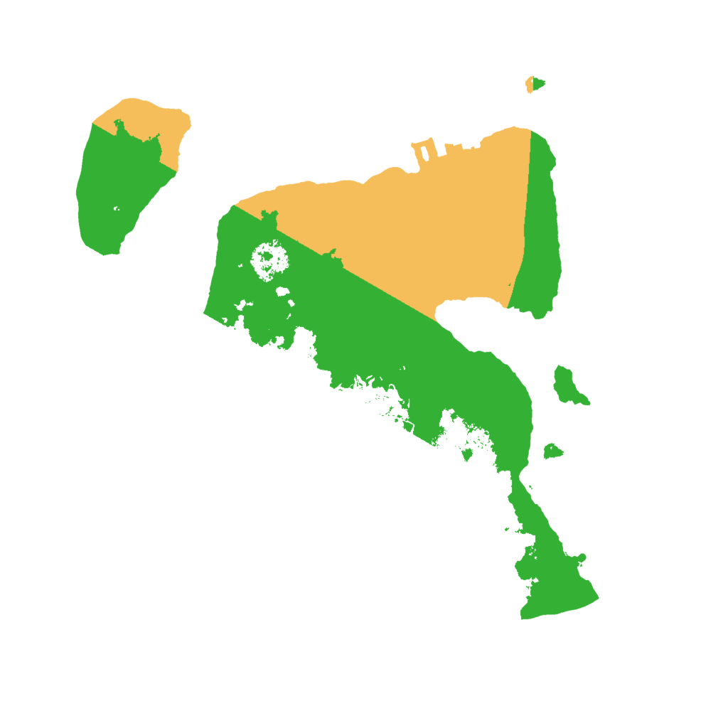 Biome Rust Map: Procedural Map, Size: 2000, Seed: 634356