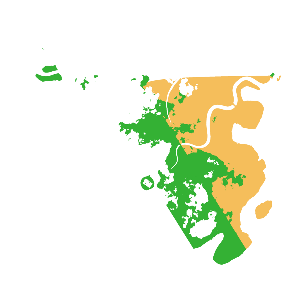 Biome Rust Map: Procedural Map, Size: 3550, Seed: 678539