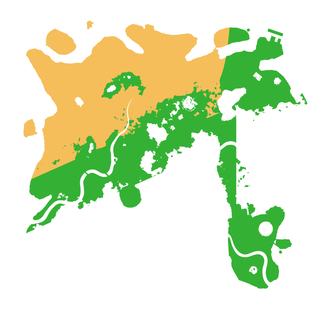 Biome Rust Map: Procedural Map, Size: 4050, Seed: 919842182