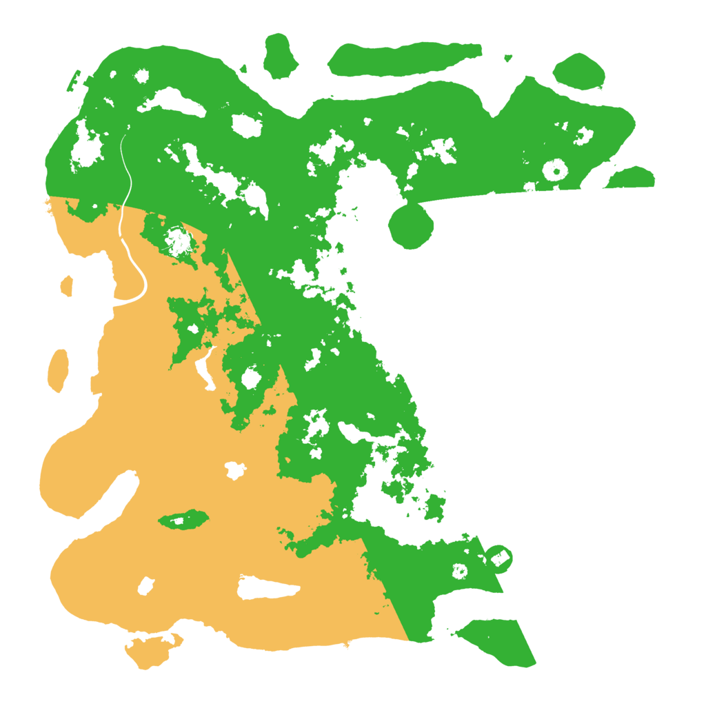 Biome Rust Map: Procedural Map, Size: 4500, Seed: 6338775