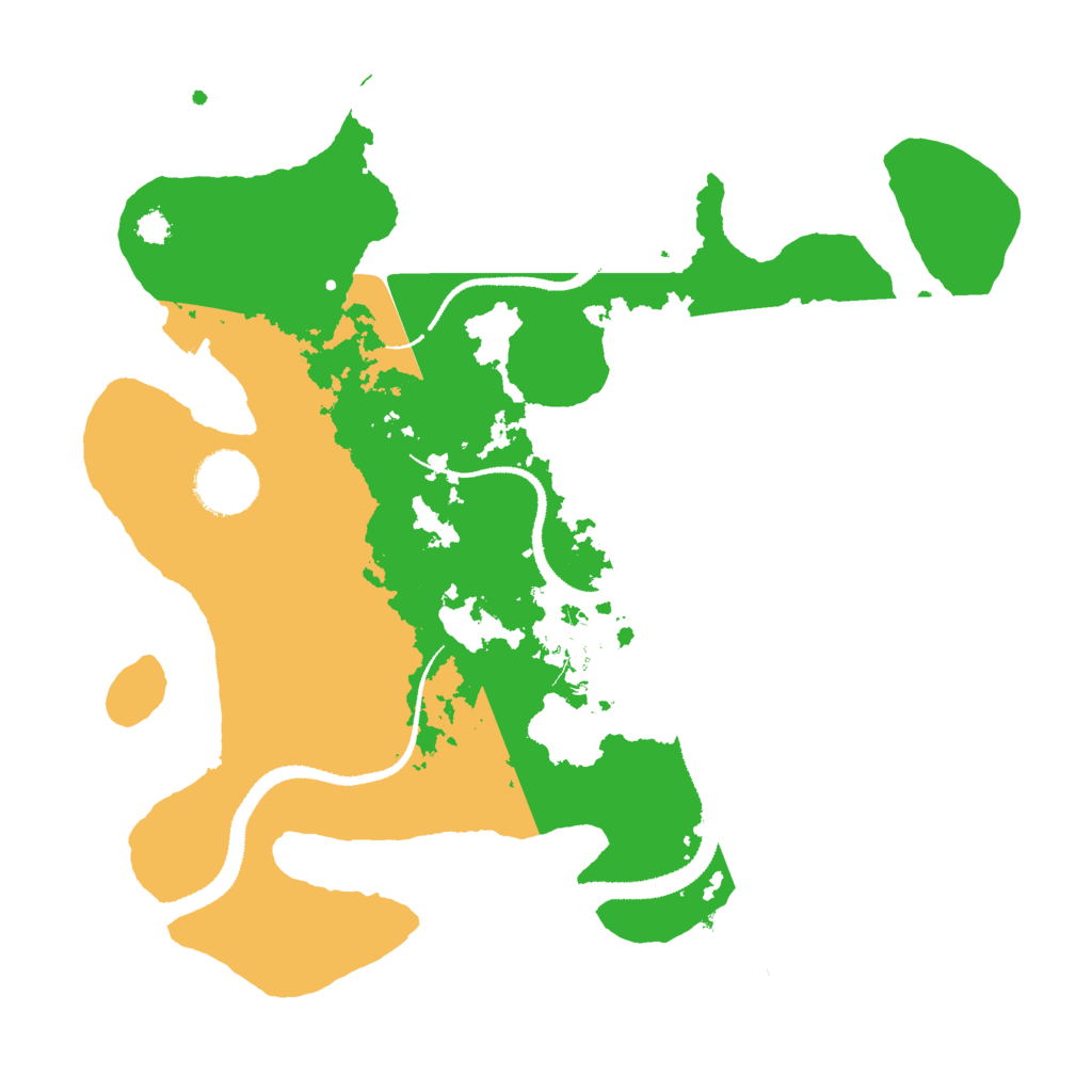 Biome Rust Map: Procedural Map, Size: 3000, Seed: 644085