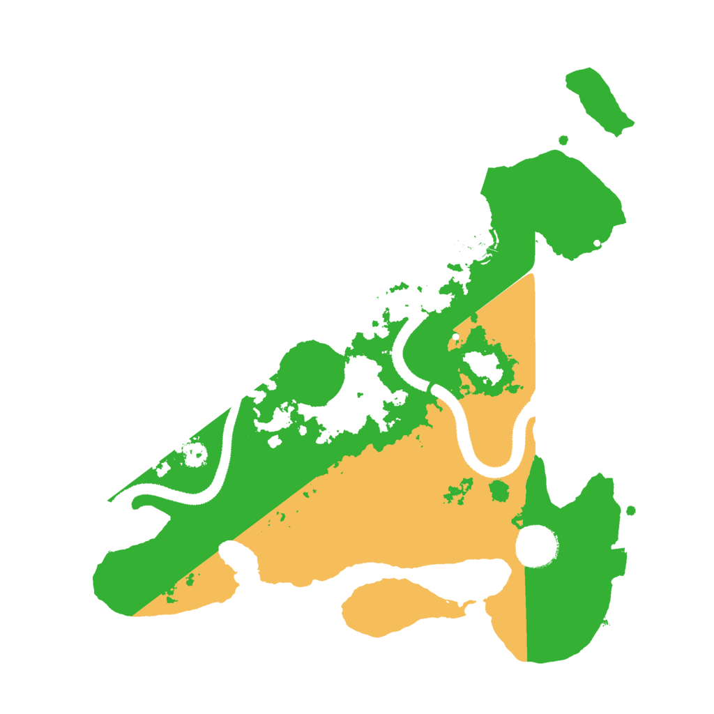 Biome Rust Map: Procedural Map, Size: 3000, Seed: 947644895