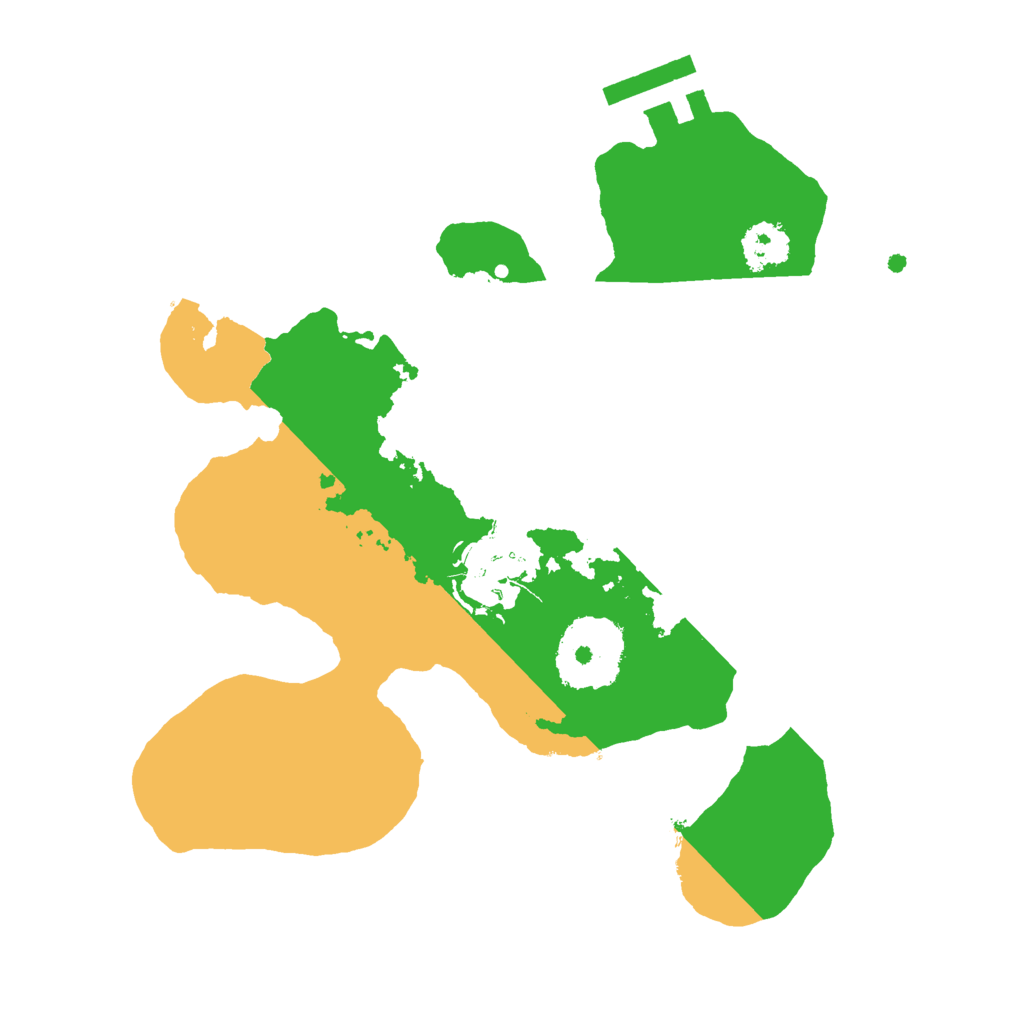 Biome Rust Map: Procedural Map, Size: 2200, Seed: 1678070515