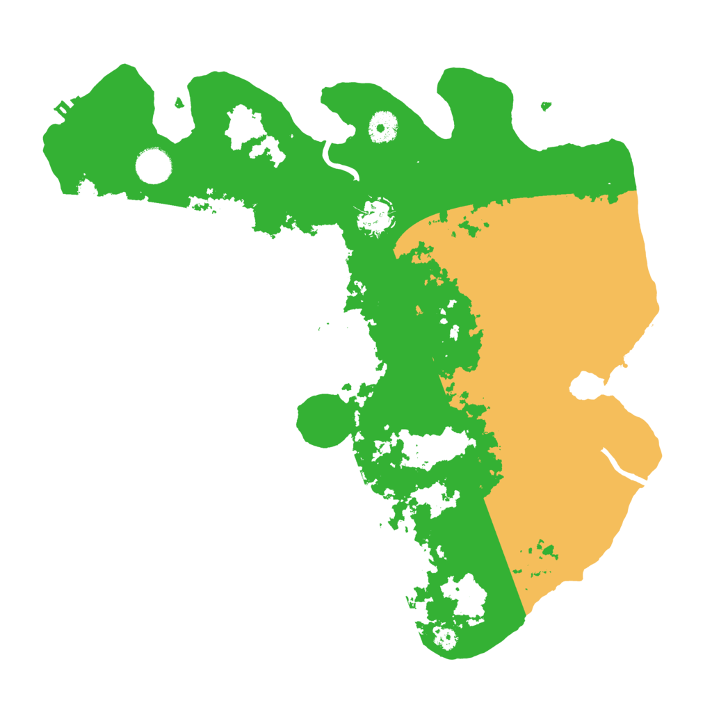 Biome Rust Map: Procedural Map, Size: 3500, Seed: 59052