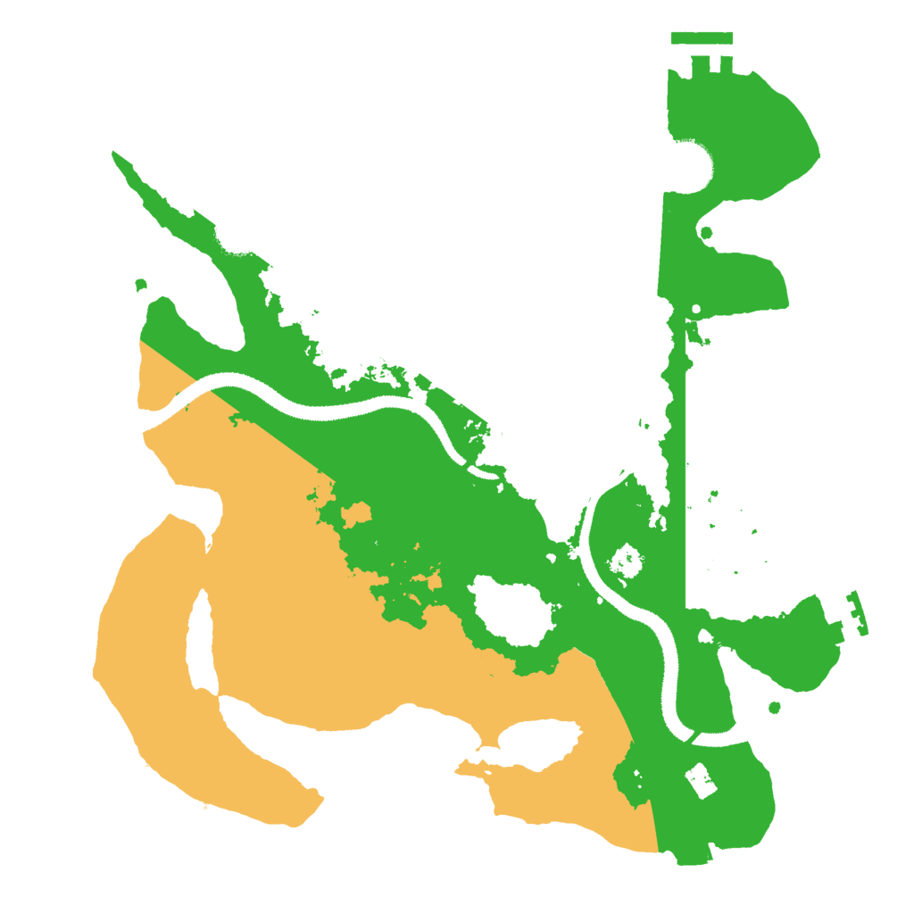 Biome Rust Map: Procedural Map, Size: 3000, Seed: 836560