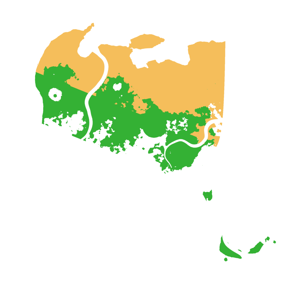Biome Rust Map: Procedural Map, Size: 3500, Seed: 777888