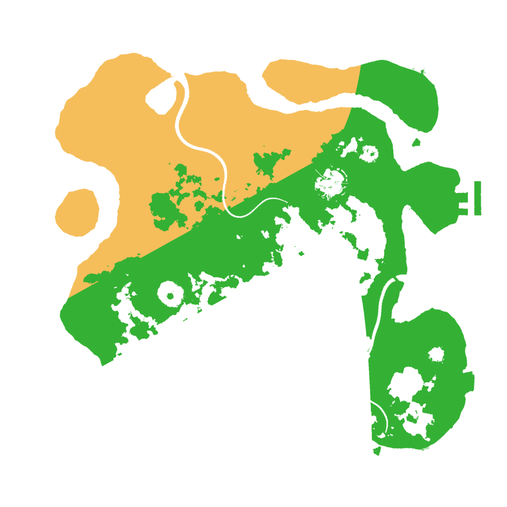 Biome Rust Map: Procedural Map, Size: 3000, Seed: 408676721