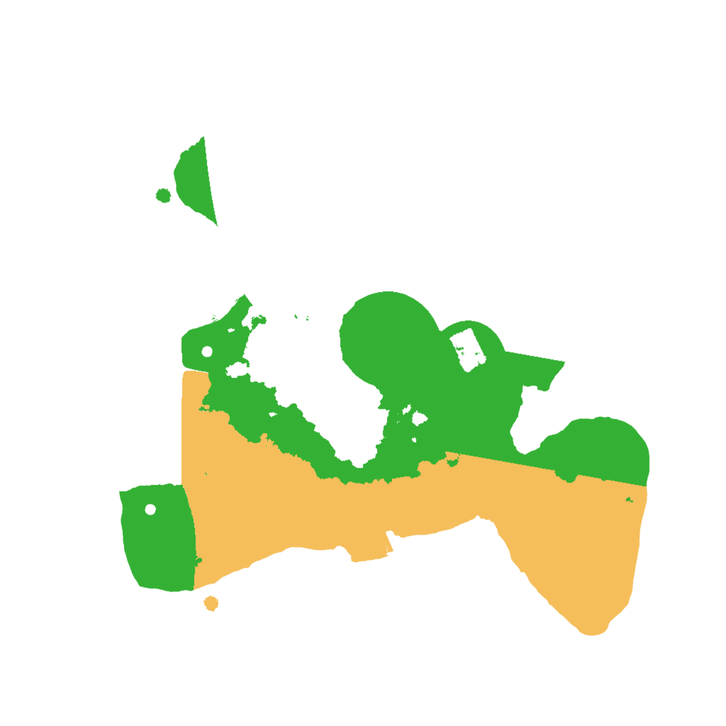Biome Rust Map: Procedural Map, Size: 2000, Seed: 2114811881