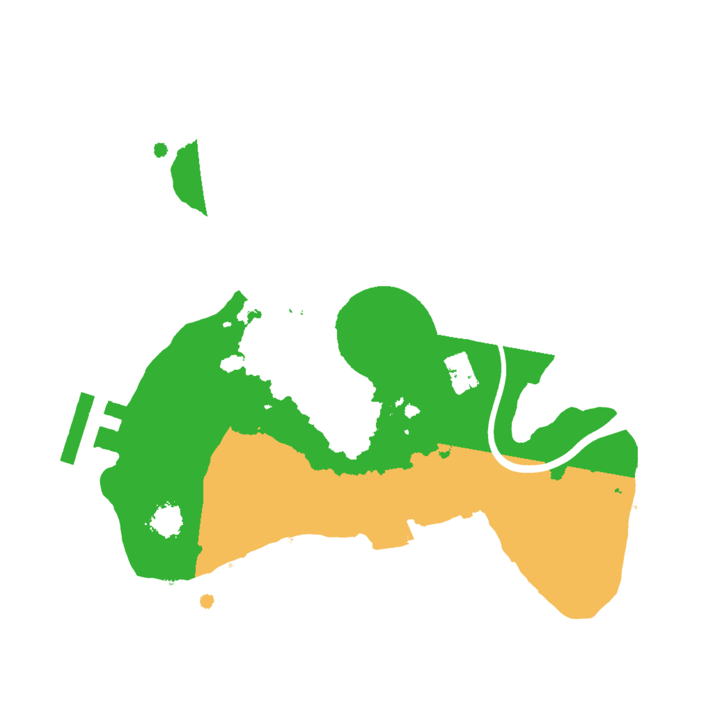 Biome Rust Map: Procedural Map, Size: 2000, Seed: 2114811881